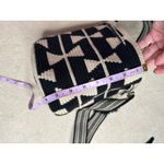 Aztec Print Bucket Bag Drawstring Bag Black Photo 9