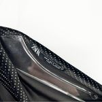 ZARA  Shimmery Velvet Long Sleeve Bodysuit M Black Photo 5