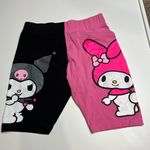 Sanrio My melody kuromi by  bicycle shorts large Photo 0