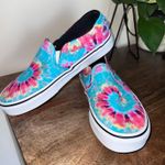 Vans Asher 500714 Classic Slip On Tie Dye Women's Sneakers Shoes Colorful Size 6 Photo 7