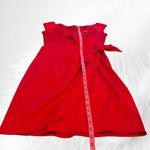 Nanette Lepore  Red Glass Wrap Faux Wrap Dress Size 4 Photo 5