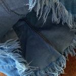 Black Label  Frayed Hem Denim Mini Skirt SIZE L Photo 3
