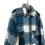 ZARA Plaid Soft Cropped Jacket Shacket Classic M Photo 8