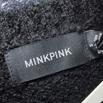 MINKPINK Looped Out Jumper Sweater — Black & Tan Photo 1