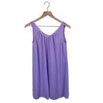 Vintage 1960s Movie Star Inc Lingerie Peignoir Set Gown & Robe Purple Chiffon Photo 3