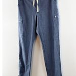 FIGS  Technical Yola Scrub Pants Blue Medium Photo 9