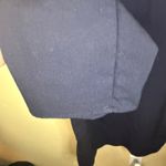 COS  Wool Front Zip Formal Black Long Sleeve Officewear Midi Dress Size 12 Photo 12