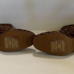 Madewell  Amalia booties boots shoes brown 7 New calf hair Zipper Animal Print Photo 4