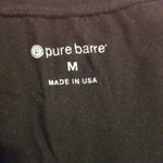 Pure Barre  Black Tank Top with White Logo Photo 1
