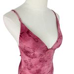 Hello Molly Found Myself Maxi Dress Pink Sz 4 NWT Floral Burnout Velvet Photo 4