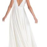 Joanna August NWT  Joplin Slit Front Button-Up V-Neck Wedding Dress Size 2 Photo 1