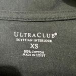 Polo Ultra Club Women’s Short Sleeve Collared Cotton V Neck Tee Black Sz XS NWT Photo 4