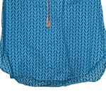 J.Crew  Women's Tank Top‎ Lightweight Embroidered Tassels Teal Neon Orange Size 2 Photo 4