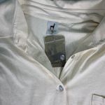 Peruvian Connection Peruvian‎ Connection Snow Drift Light Jersey Shirt Womens Size S Button Up Cream Photo 3