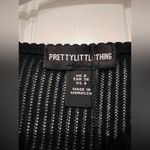 Pretty Little Thing BLACK SHEER KNIT LONG SLEEVE BOAT NECK TOP BLACK Photo 7