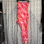 SheIn  Pink and Orange Strapless Ruffle Mesh High Low dress Size XS Photo 1