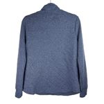 Vineyard Vines Womens Pullover Sz XS Blue Quilted Cowl Neck Sweatshirt Photo 1