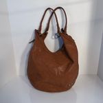 Roxy Brown Faux Leather Hobo Shoulder Bag Purse Photo 5
