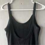 Aerie  Black Ribbed Bodycon Maxi Dress Size Small Photo 4