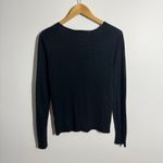 Papaya  Minimal Modest 90s Cardigan Sweater Women L Black Preppy Casual Cotton Photo 1