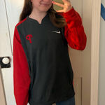 Nike Philadelphia Phillies  Authentic Collection Thermal Crew Performance Pullover Sweatshirt - Charcoal/Red Photo 0