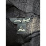 Lucky Brand Black Ribbed Knit Tunic Sweater Women's XL Slouchy Mock Neck Photo 3