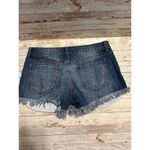 Just USA  Denim Cut Off Shorts Women's Size Large Jean Jorts Frayed Distressed Photo 1