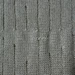 J. McLaughlin Cream V-Neck Open Stitch Long Sleeve Knit Sweater Size Large Photo 2