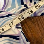 Coolibar UPF 50 patterned geodeālong sleeve top Small Blue Photo 10