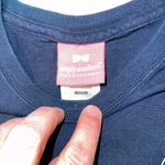 Simply Southern  Women’s Short Sleeve T-Shirt Size Medium Dark Navy Blue Photo 4