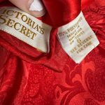 Victoria's Secret Gold Label red robe belt tie vintage size small J26 Photo 6