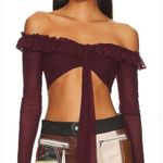 Majorelle  Monique Crop Top in Plum Purple Large Photo 0
