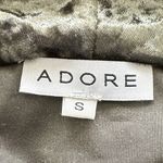 Adore S Olive Crushed Velvet Dolman Sleeve collared Pullover Poncho oversized Green Size 8 Photo 2