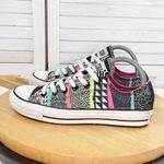 Converse Chuck Taylor Hyperculture Geometric Print Sneakers Black Multi Womens 8 Photo 2