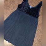 Twentyone Sleeveless Sequin Mini Bubble Party Dress in Black Photo 3