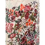 Unbranded Floral Print Boho Open Front Duster/Beach Cover Up Handkerchief Kimono White Size undefined Photo 2