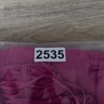 Free People Free‎ People Shirt Womens Small Pink Coconut Gathered Top Ruffle Boho Feminine Photo 7