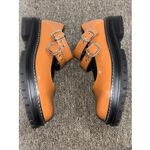 No Boundaries Womens Double Strap Buckle Carmel Brown  Mary Jane Chunky Heel Shoes Sz 8 Photo 5