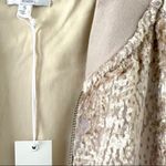 NWT TAVIK VELVET CAMDEN BOMBER JACKET IVORY SIZE SMALL Photo 5