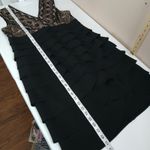 Jessica Howard Black Lace Overlay Tiered Sheath Dress Women 14P Special Occasion Photo 9