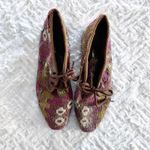 The Nomadic Collection Tapestry Kilm Lace Up Chukka Ankle Bootie Brown Size 8 Photo 1