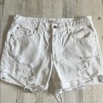 MOTHER The Loosey Fray Short Size 27 White Photo 1