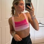 Amazon Knit Pink Crop Top Photo 0