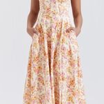 House Of CB  Sabrina Floral Midi Dress size medium Photo 3