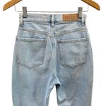 PacSun High Rise Ripped Knee Dad Jeans Light Blue Wash Size 25 Photo 7