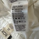 Roxy White Eyelet High Waist Shorts Photo 6