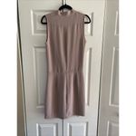 Babaton ‎ Aritzia Phoenix Dress Dusty Mauve Pink Faux Wrap Dress Size 8 Photo 7