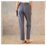 Sundance Womens Amelia linen Pant in Blue Stripe 12 $100 stripes fall casual Photo 1
