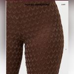 Naked Wardrobe  Velvet Mesh Bootcut Pants Size Medium NWOT Photo 1