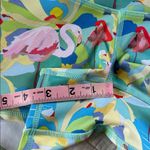 Tough mode colorful, flamingo print CrossFit workout micro athletic shorts M 6β Blue Size M Photo 8